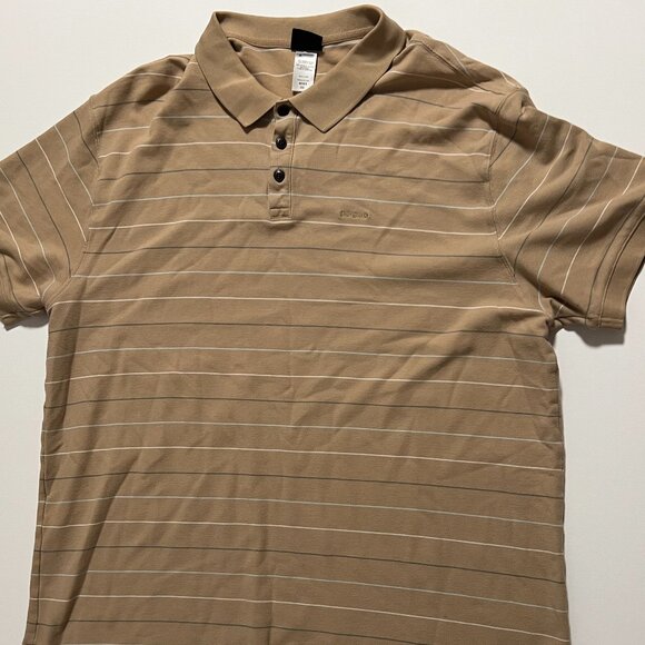 Patagonia Organic Cotton Polo Shirt Short Sleeve Preppy Tan Brown Men's size XXL - Picture 1 of 8